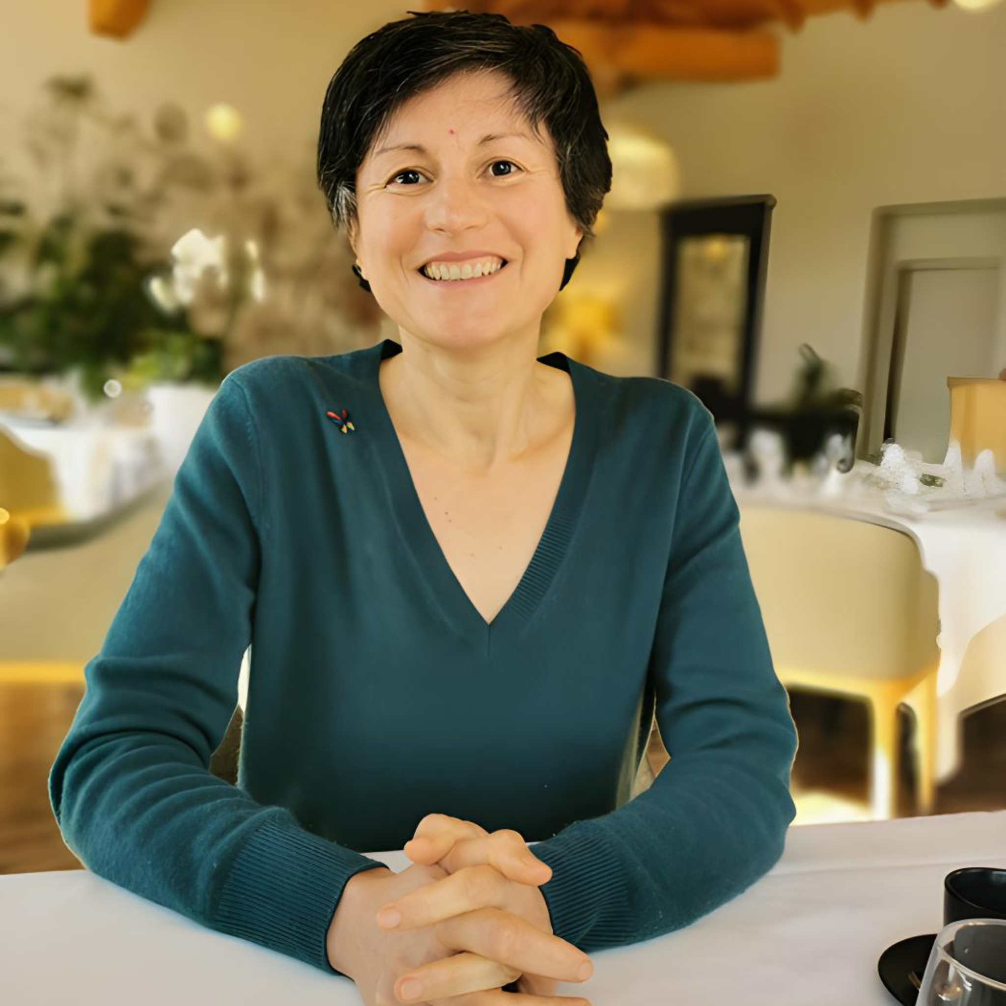 Chrystelle Lapierre, disponible pour échanger en toute bienveillance sur les enjeux de la préménopause